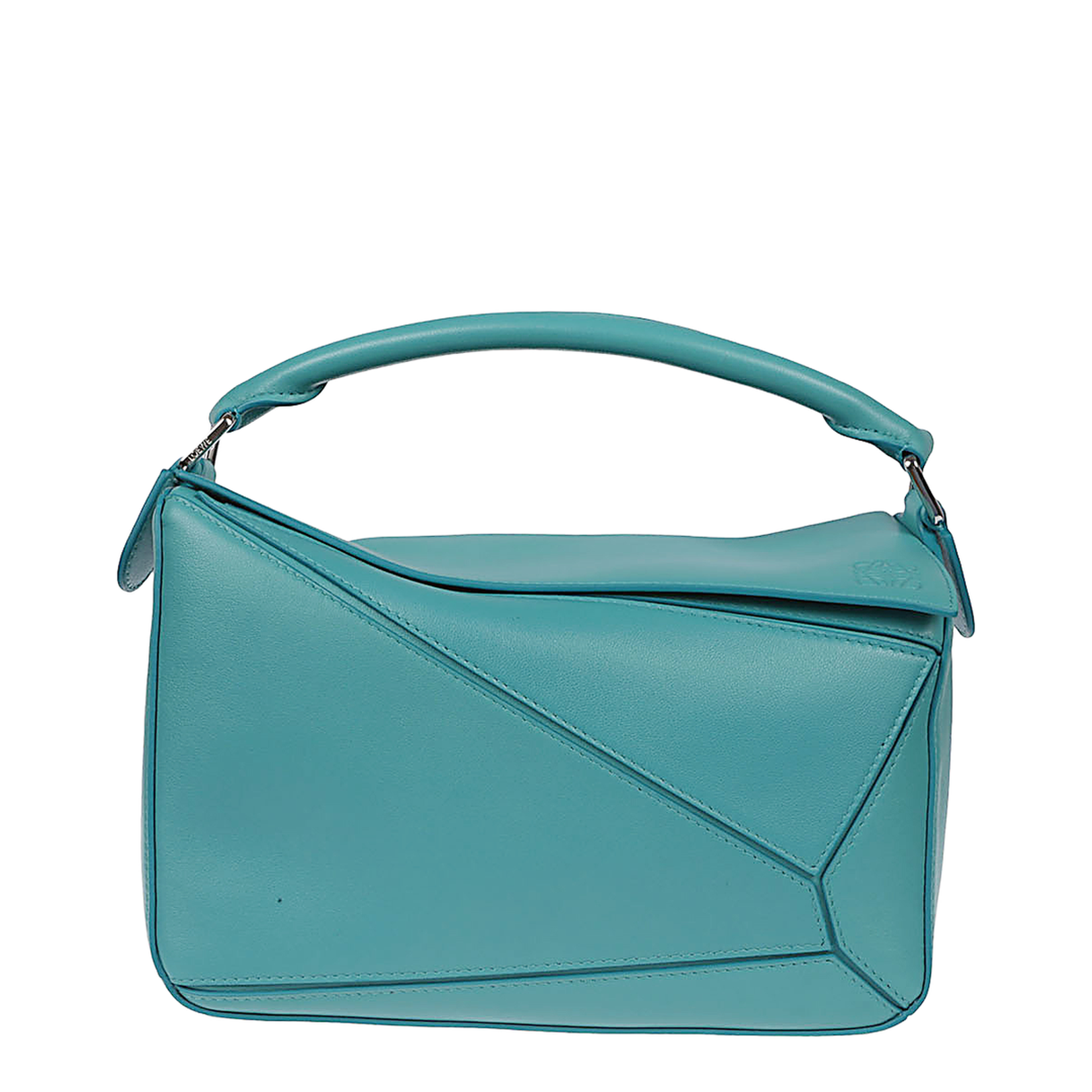 Small Featherlight Puzzle Bag in Nappa Lambskin Grey