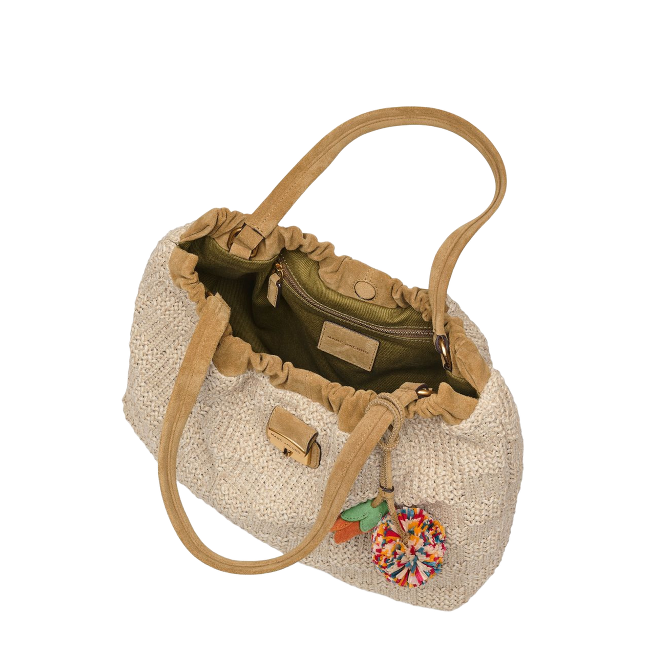 Cristina One Size Two-Way Weave Tote - Natural