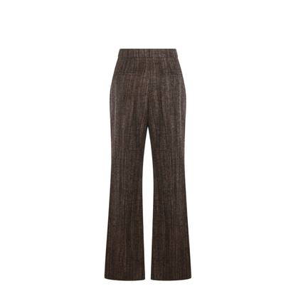 Rust Wool and Alpaca Trousers