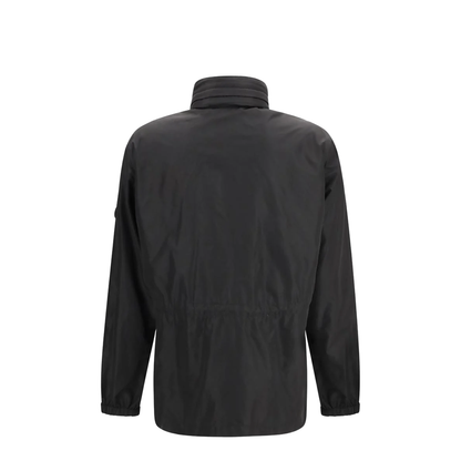 Check Motif Nylon Jacket