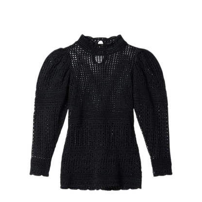 MAYFEYR - Isabel Marant - Dahara Openwork Cotton Sweater - PU0841FAD1L08I