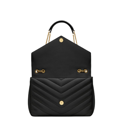 LOULOU Large in Matelassé Lambskin