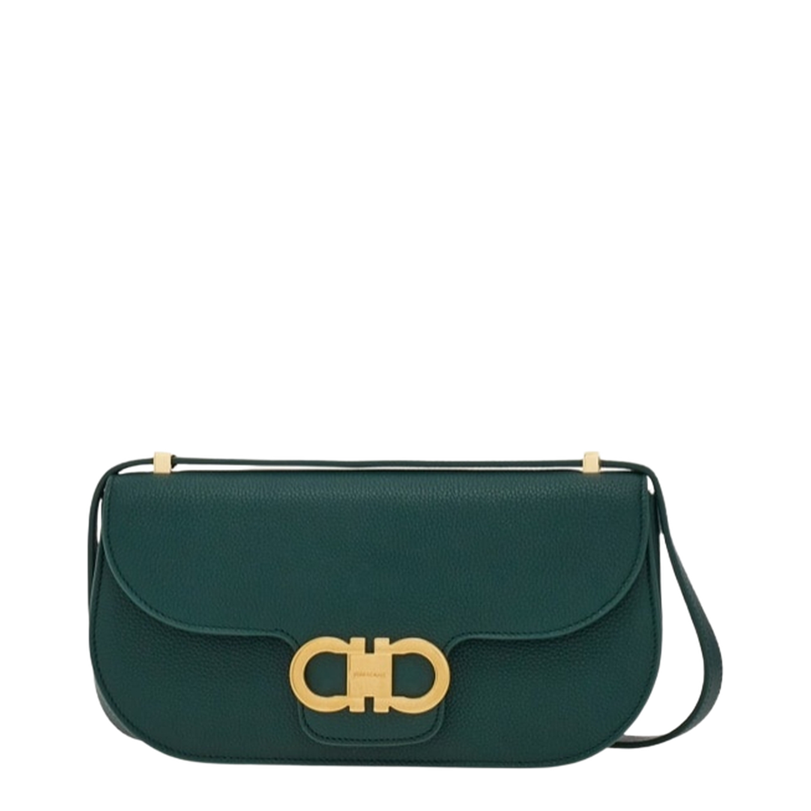 Double Gancini Mini Crossbody Bag