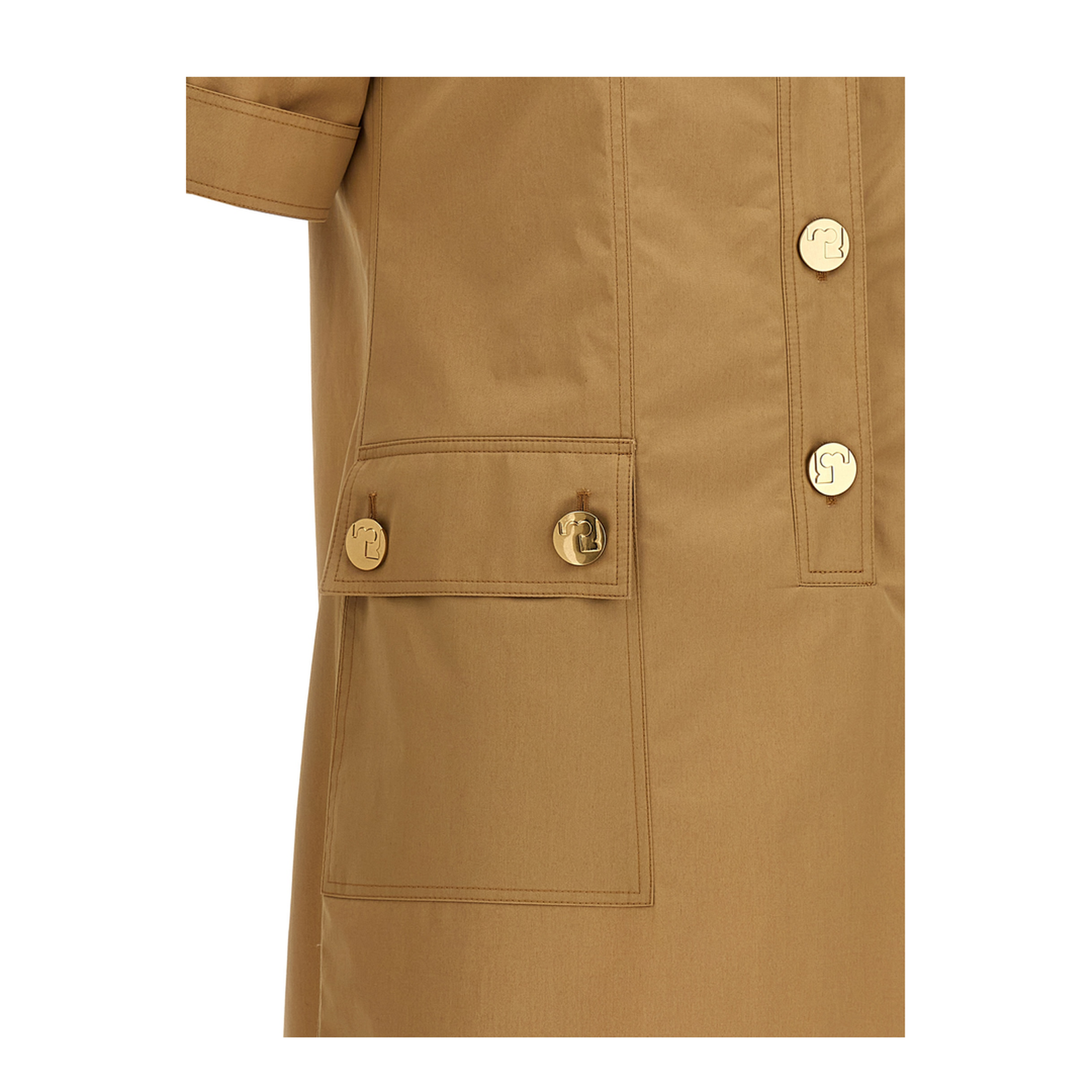 Cotton Camp Dress - Beige