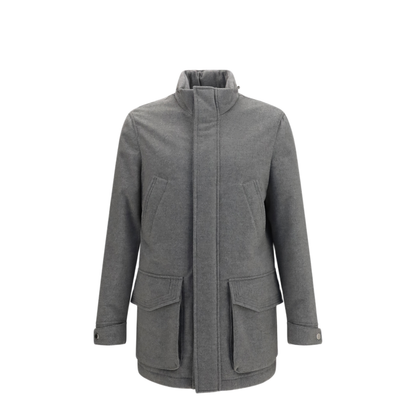 MAYFEYR - Brunello Cucinelli - Cashmere Jacket With Zip And Buttons - MM4006005C478