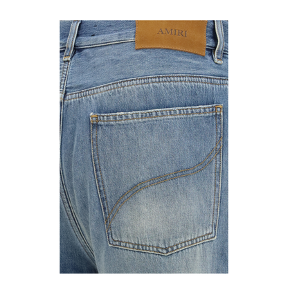 MAYFEYR - Amiri - Slash Flared Distressed Jeans - AMBMJE1148829