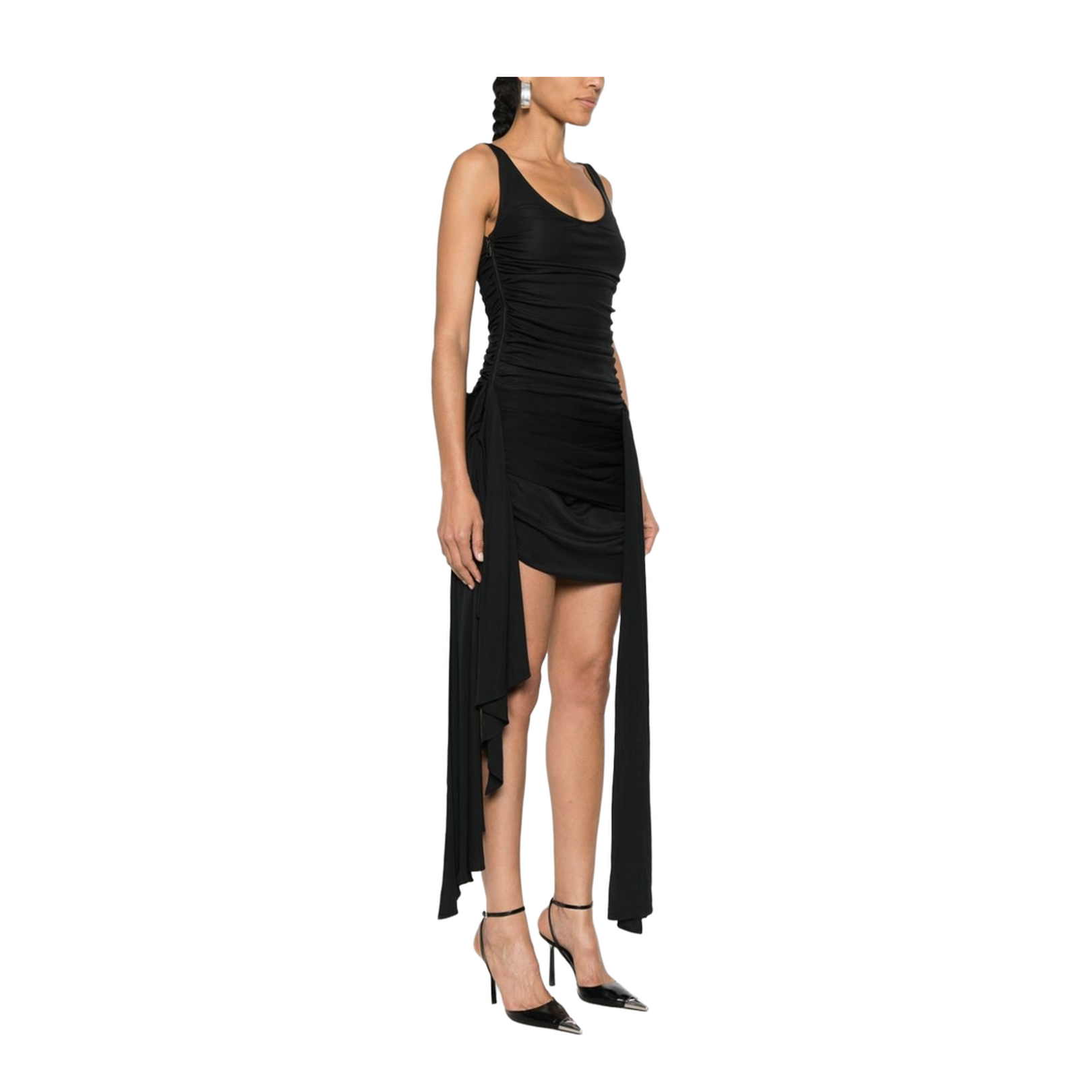 Draped Mini Dress