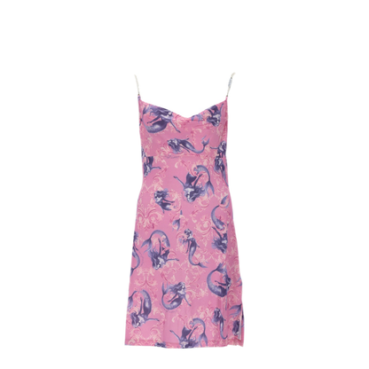 MAYFEYR - VERSACE JEANS COUTURE - Mini Abito In Raso - 80HAO936JS551499