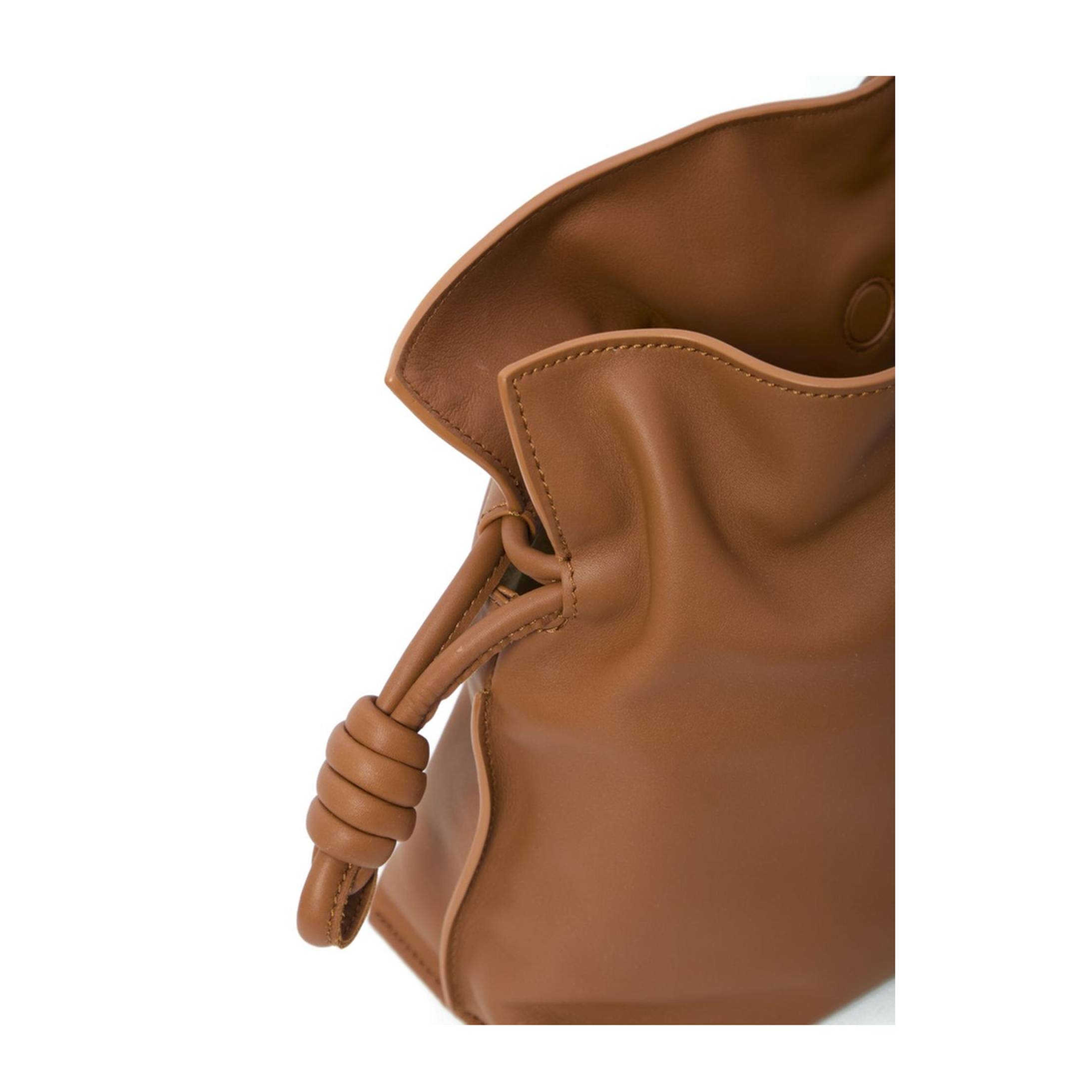 Flamenco Medium Calfskin Clutch Bags - Squirrel