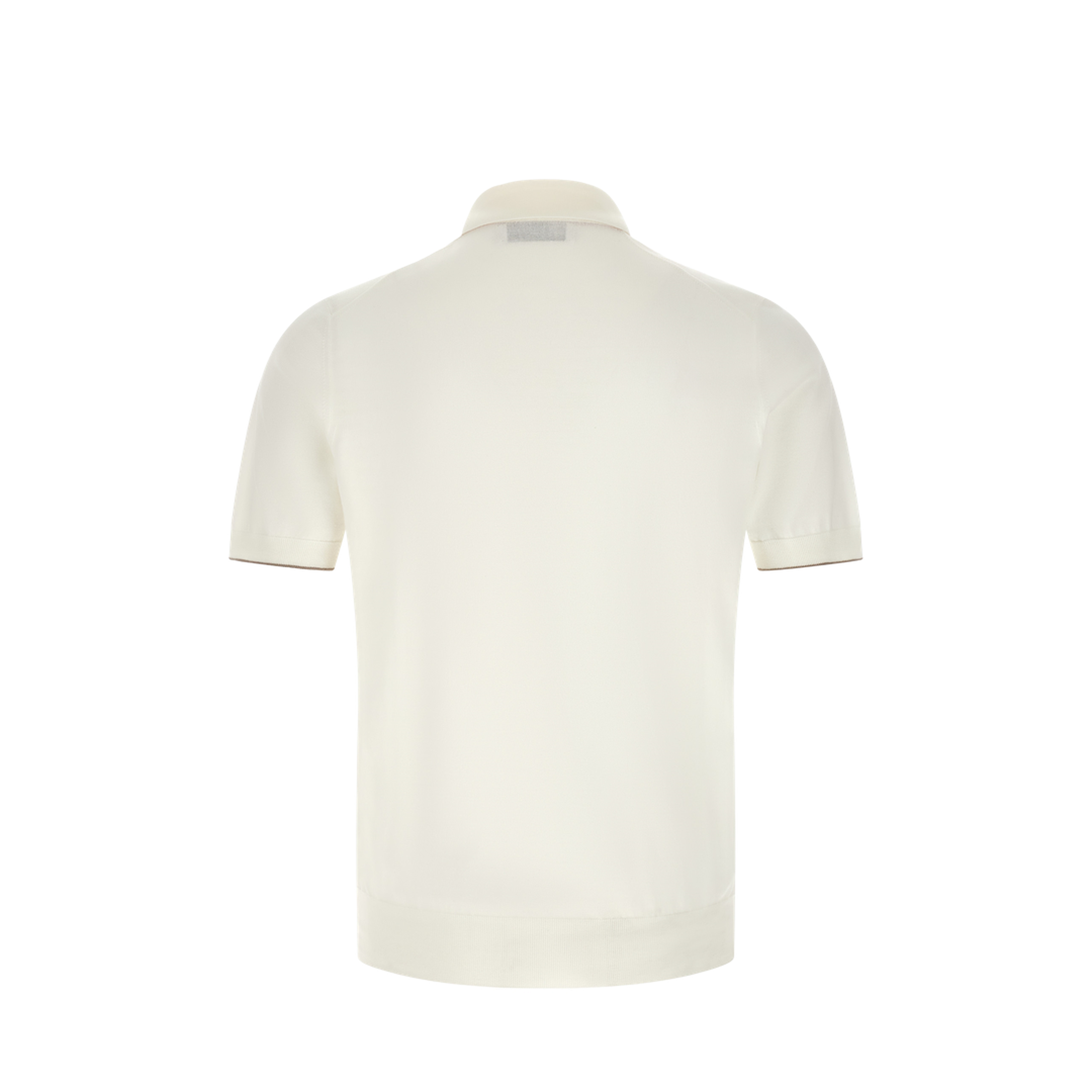 Polo Shirt Cotton Knit White