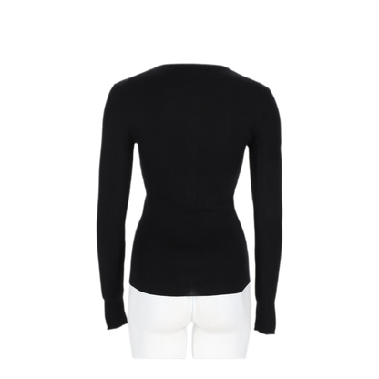 MAYFEYR - Dolce & Gabbana - Black Cashmere Sweater - FXVF5TJBW25N0000