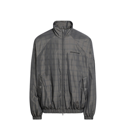 Nylon Jacket With Madras Print