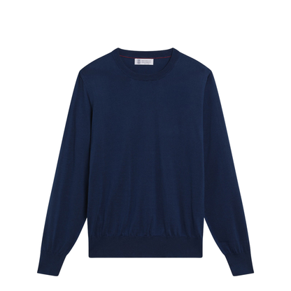 Blue Cotton Sweater