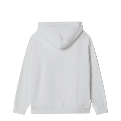 White Cotton Hoodie