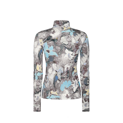 Blue Viscose Top