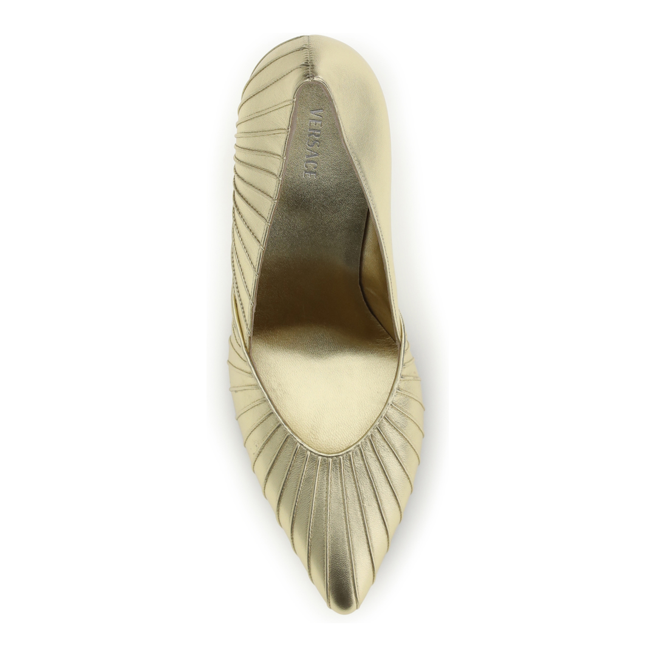 MAYFEYR - Versace - Metallic Leather Pumps - 10238371A185091X70J