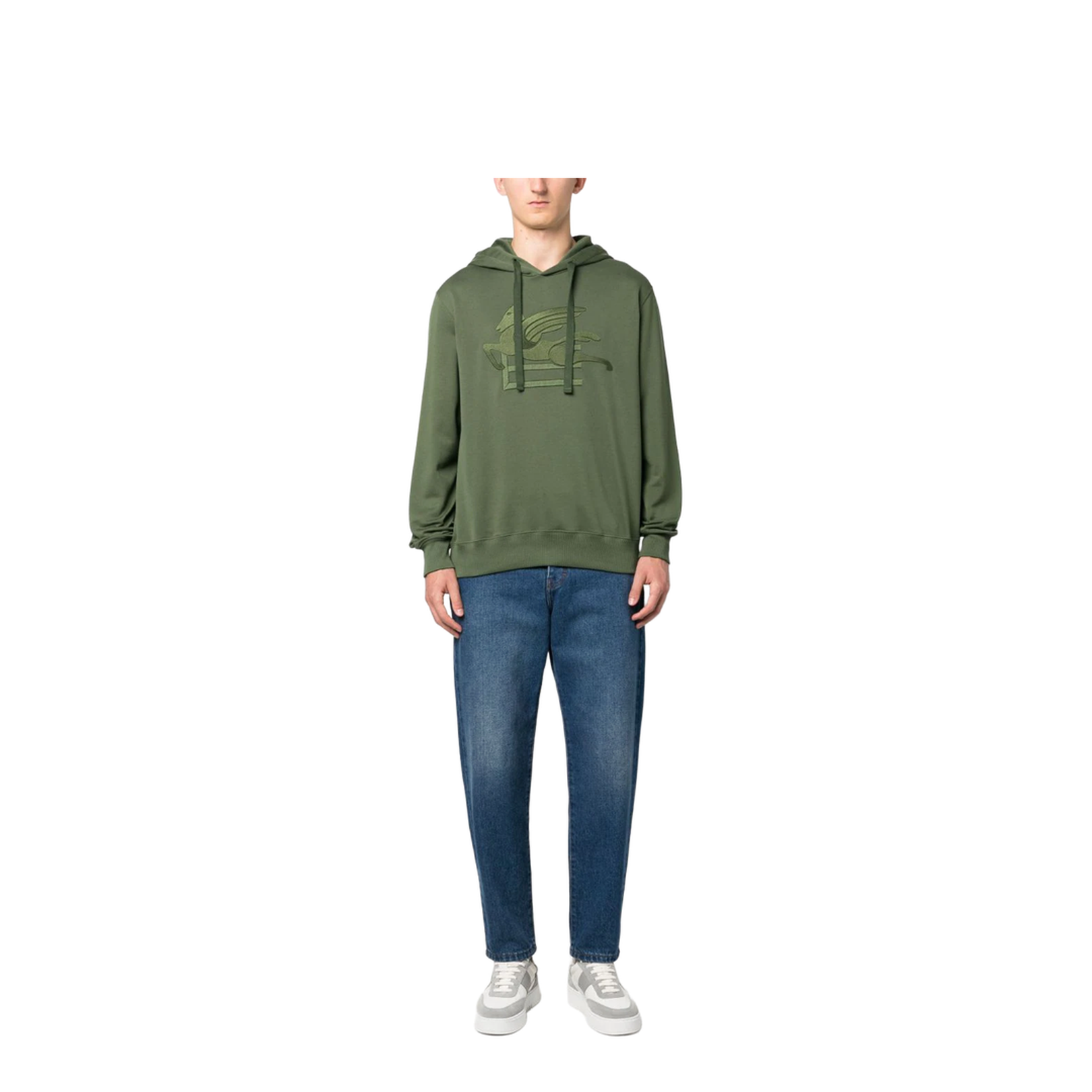 Green Cotton Sweatshirt