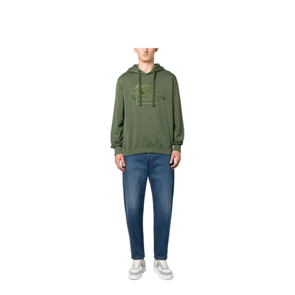 Green Cotton Sweatshirt