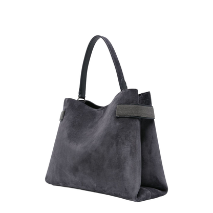 Suede Handbag