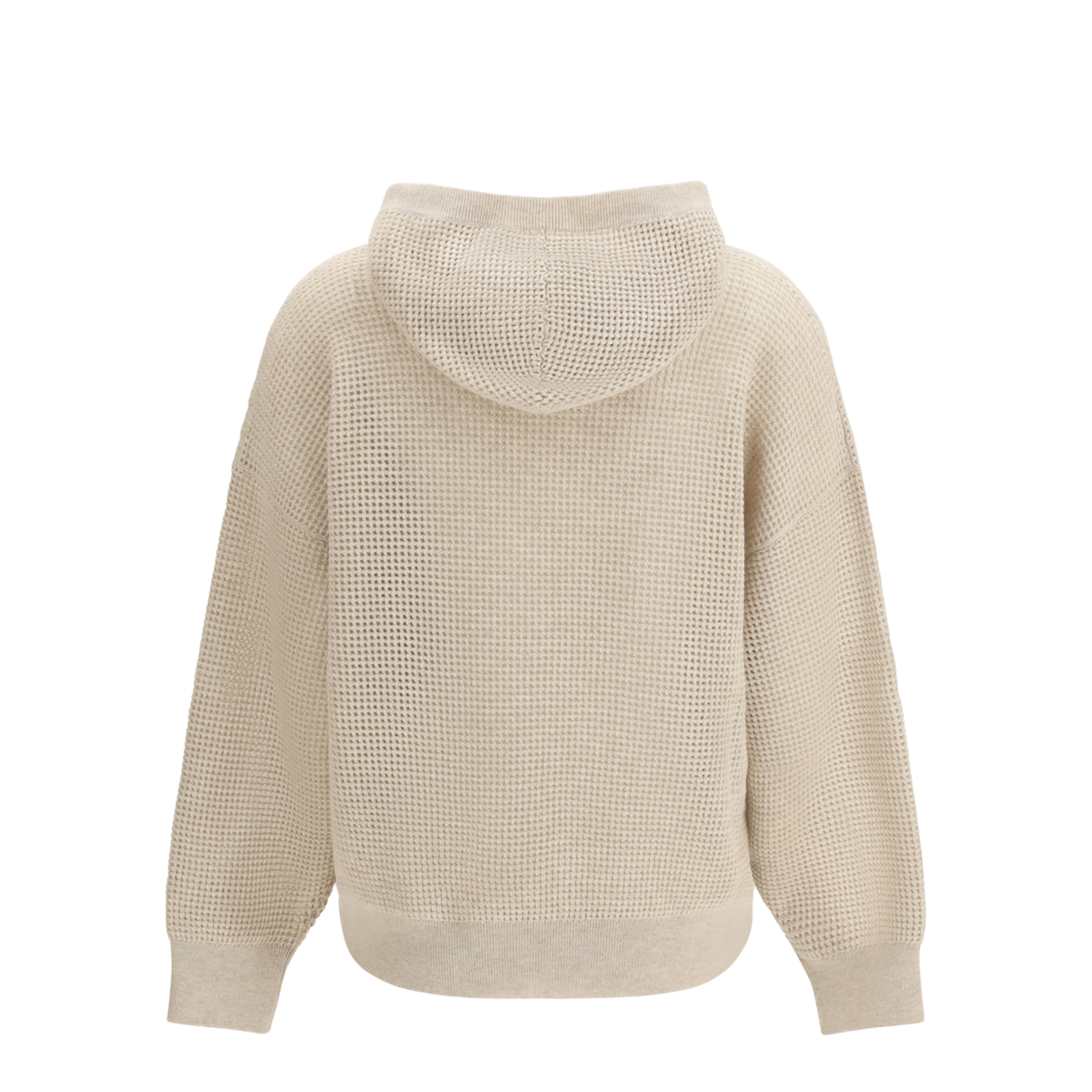 MAYFEYR - Brunello Cucinelli - Sparkling Net Cotton Hooded Sweatshirt - M12205109