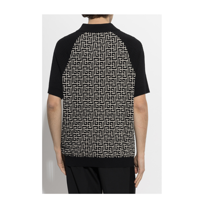 MAYFEYR - Balmain - Polo With Monogram - HH1GB095KI80GFE