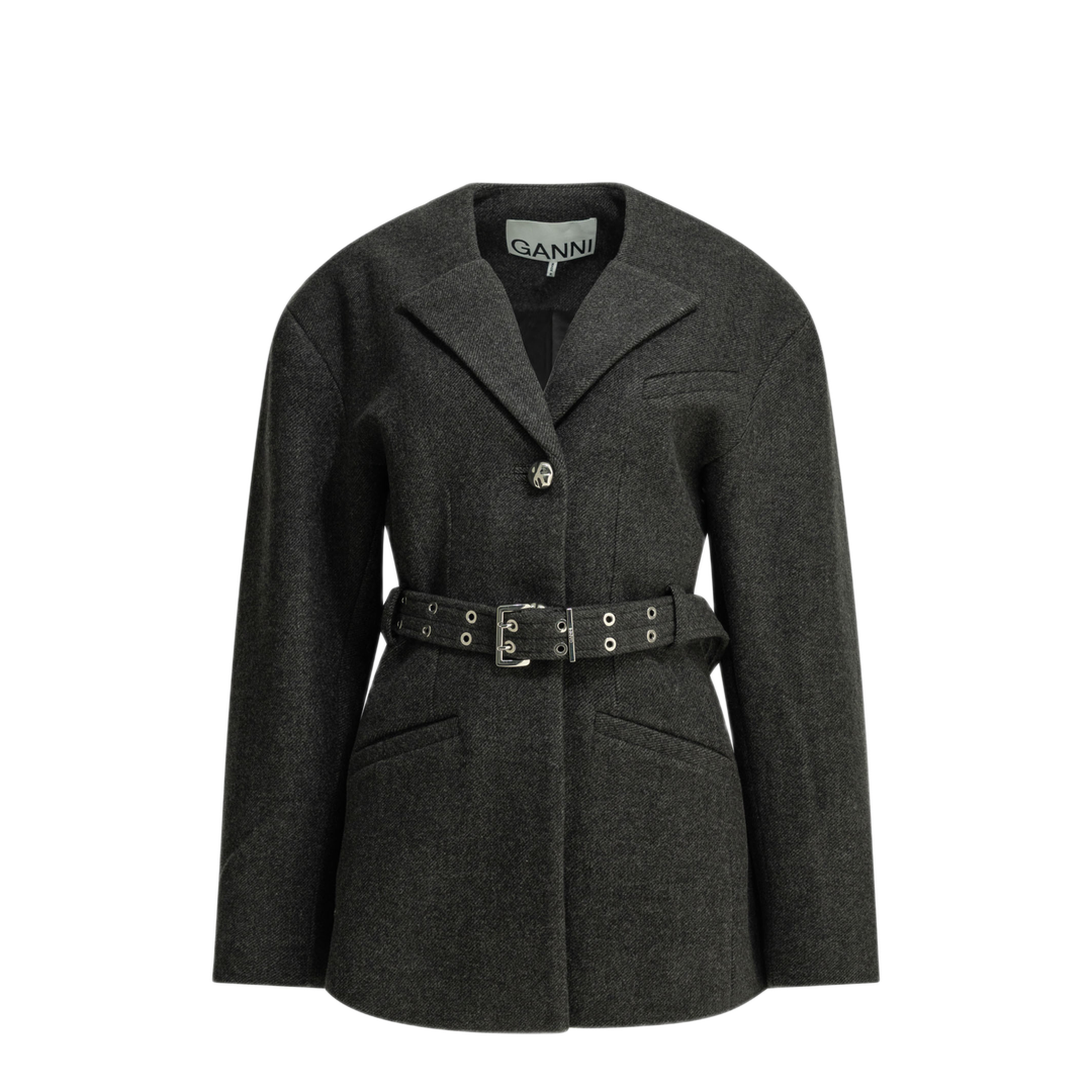 MAYFEYR - Ganni - Lightweight Wool Jacket - A1130013252