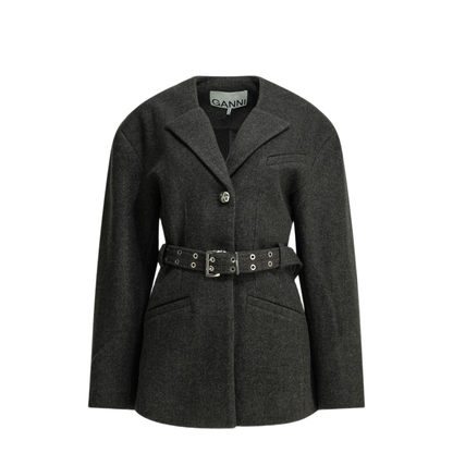 MAYFEYR - Ganni - Lightweight Wool Jacket - A1130013252