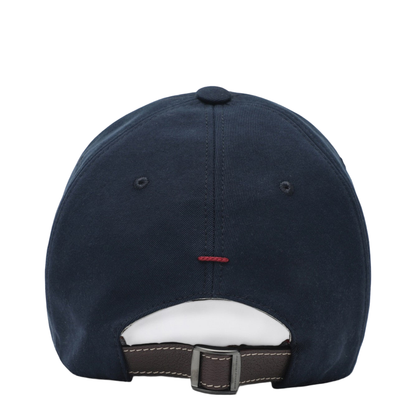 Navy Blue Cotton Baseball Cap