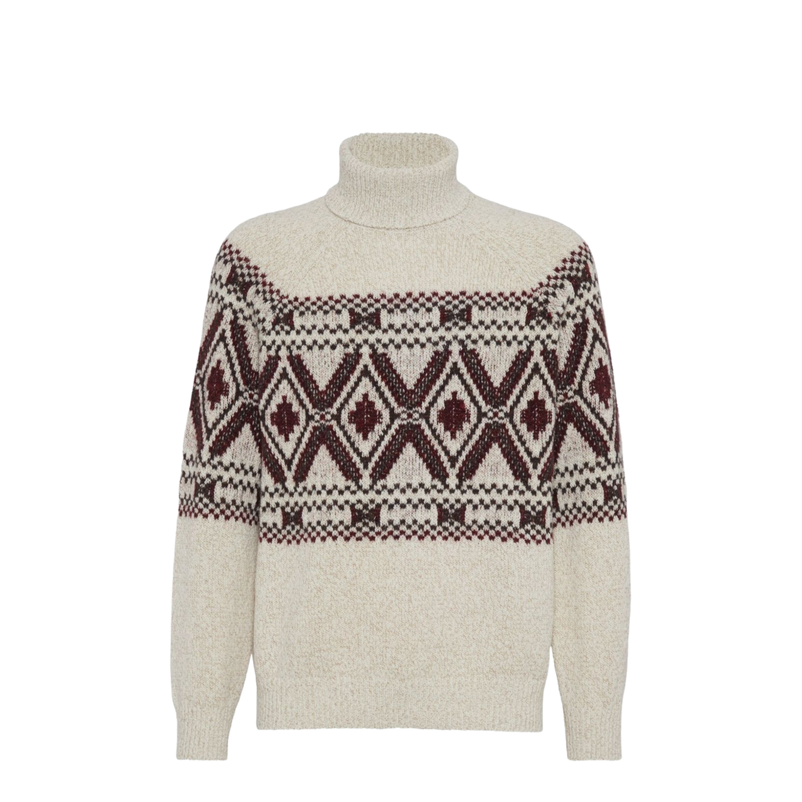 Geometric Jacquard Sweater