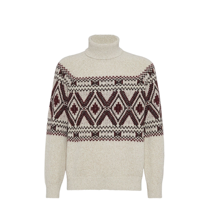 Geometric Jacquard Sweater