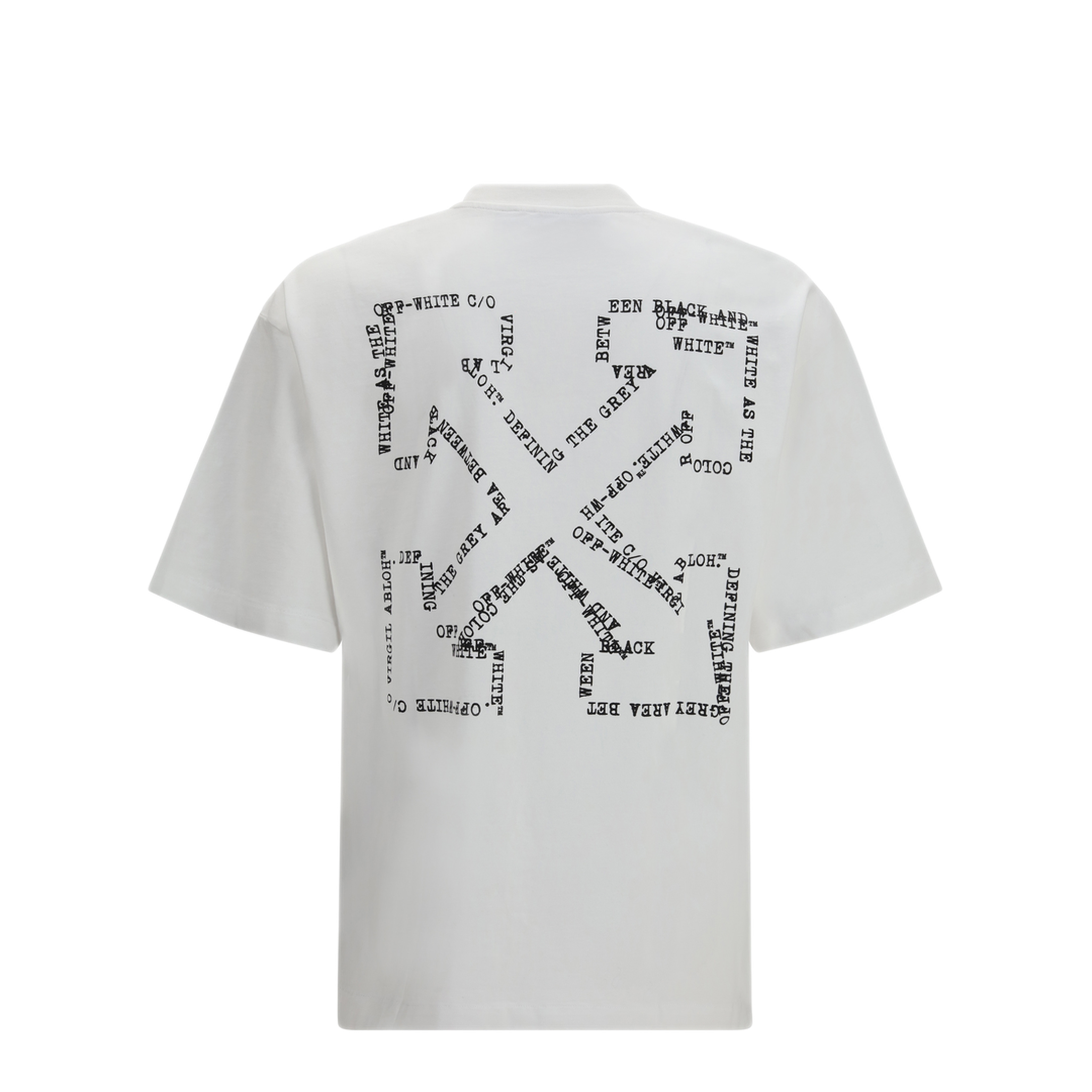 MAYFEYR - Off-White - Type Arrow Skate T Shirt - 44MAA120S26J00K1001000