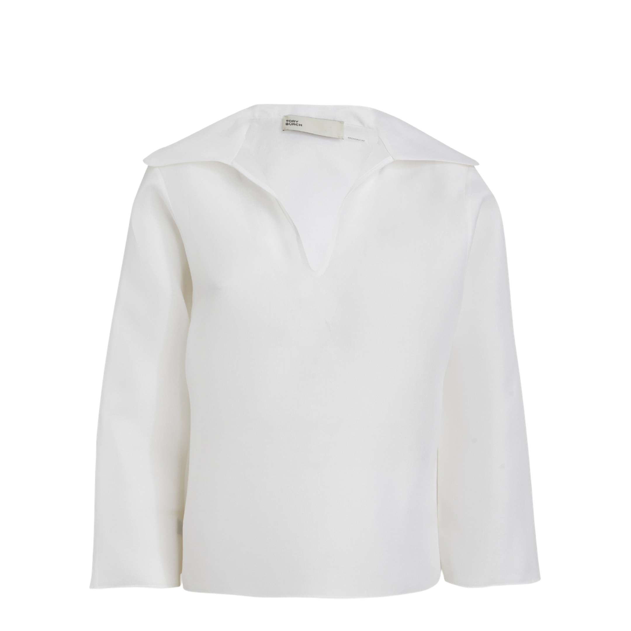 Silk Blouse With 3/4 Sleeves