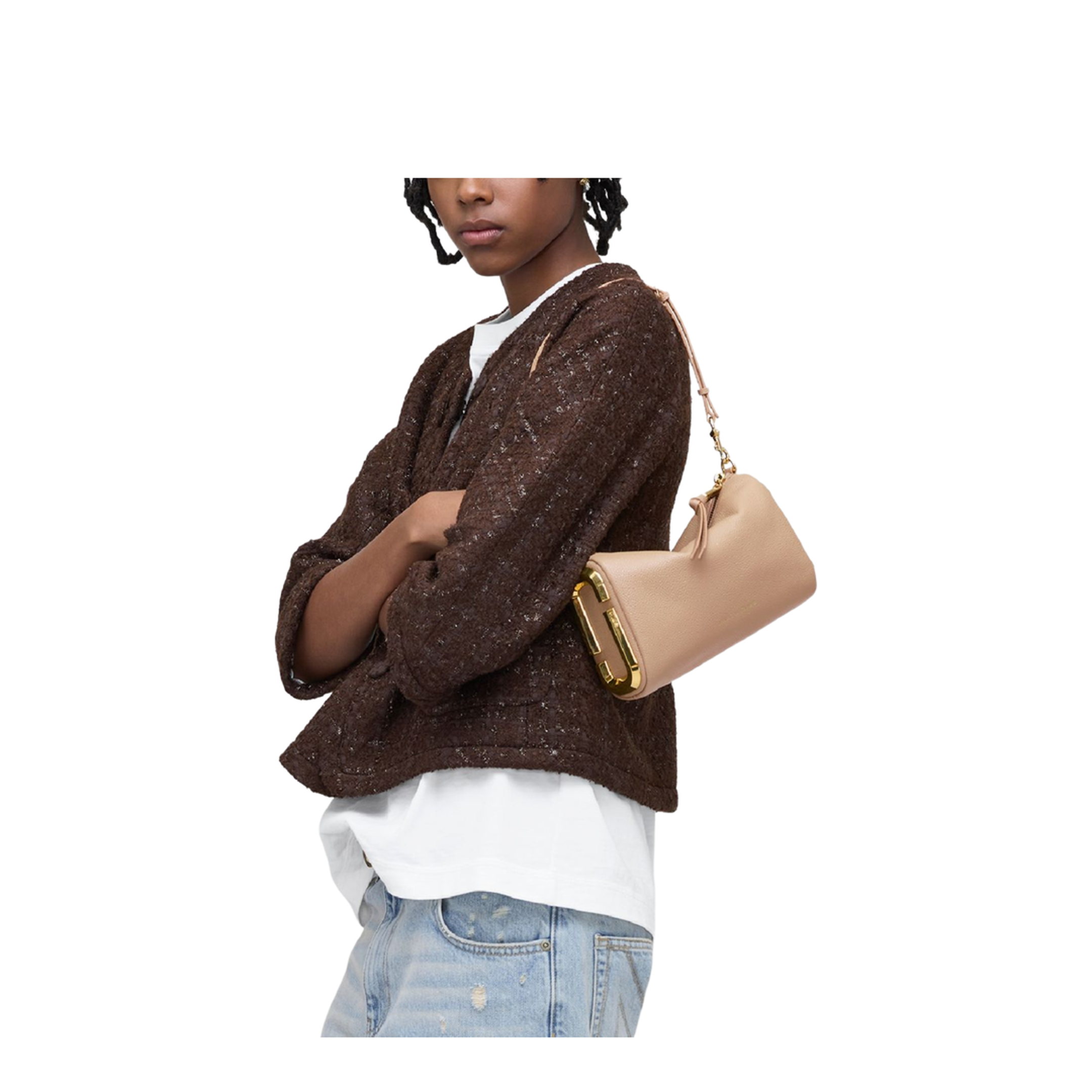 Snapshot Small Full Grain Leather Shoulder Bag - Camel