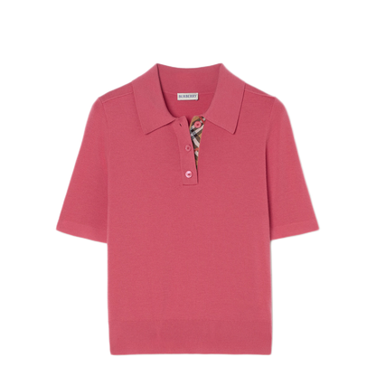 Wool Polo With Check Details