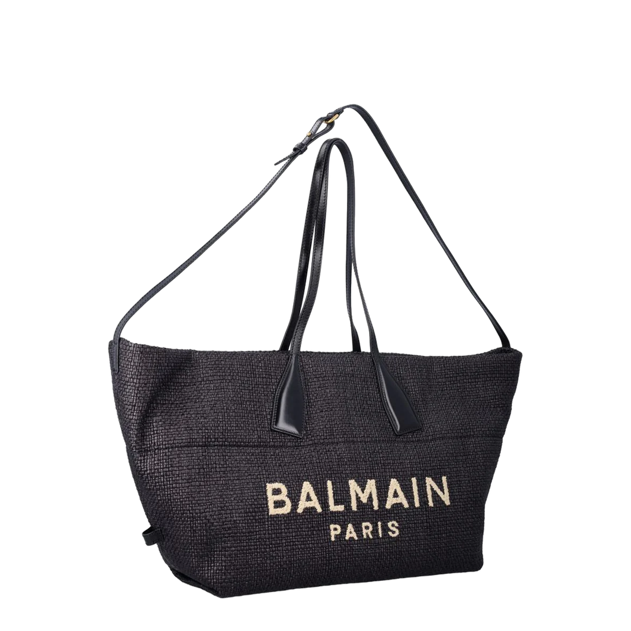 MAYFEYR - Balmain - Track Raffia Tote Bag - 26PGN1FI015TRAA0PA