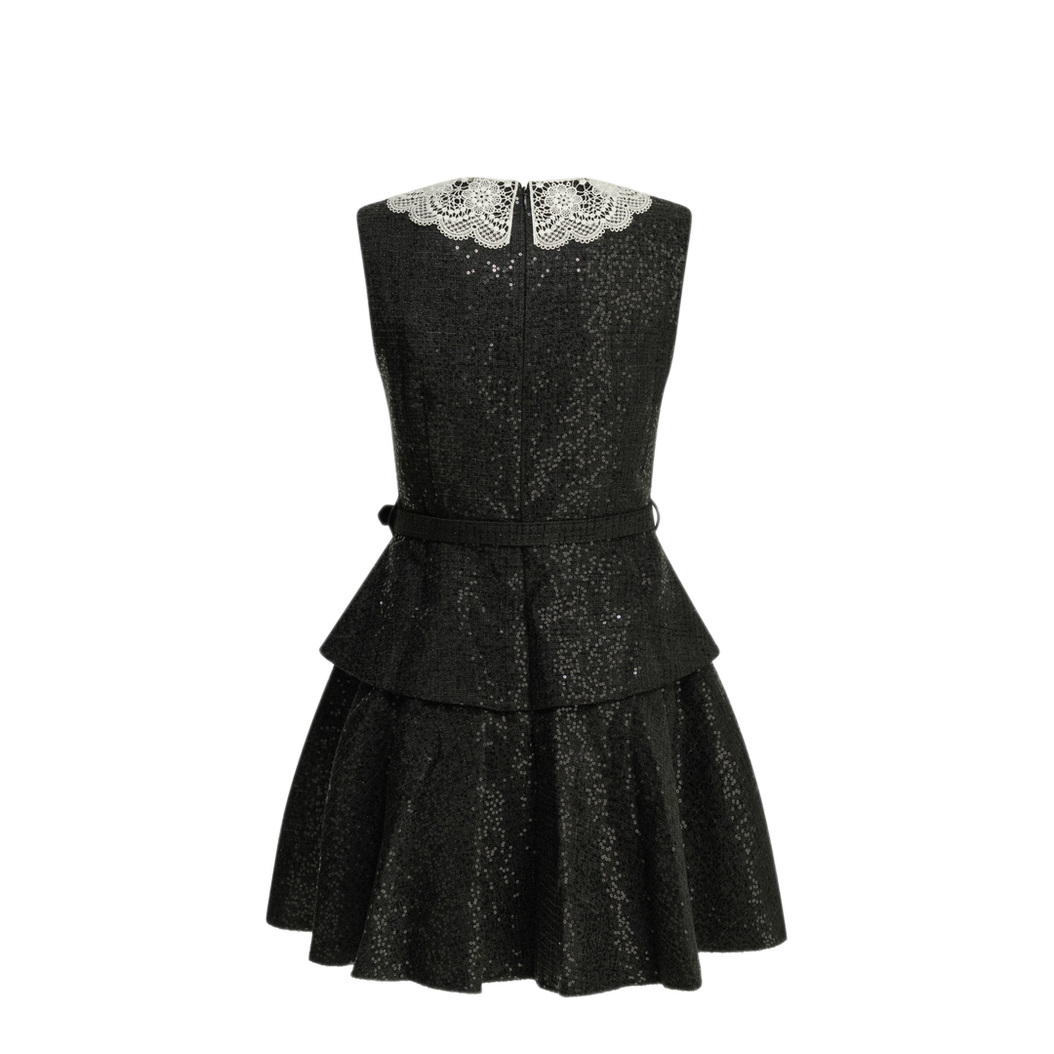 MAYFEYR - Self Portrait - Short Sequin Dress - PF26002SBBLACK