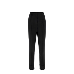Black Wool Blend Pant