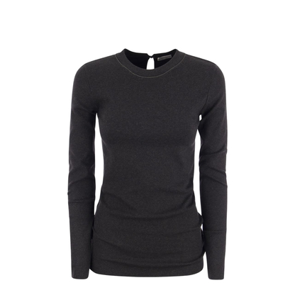 Monili Insert Crewneck T-Shirt