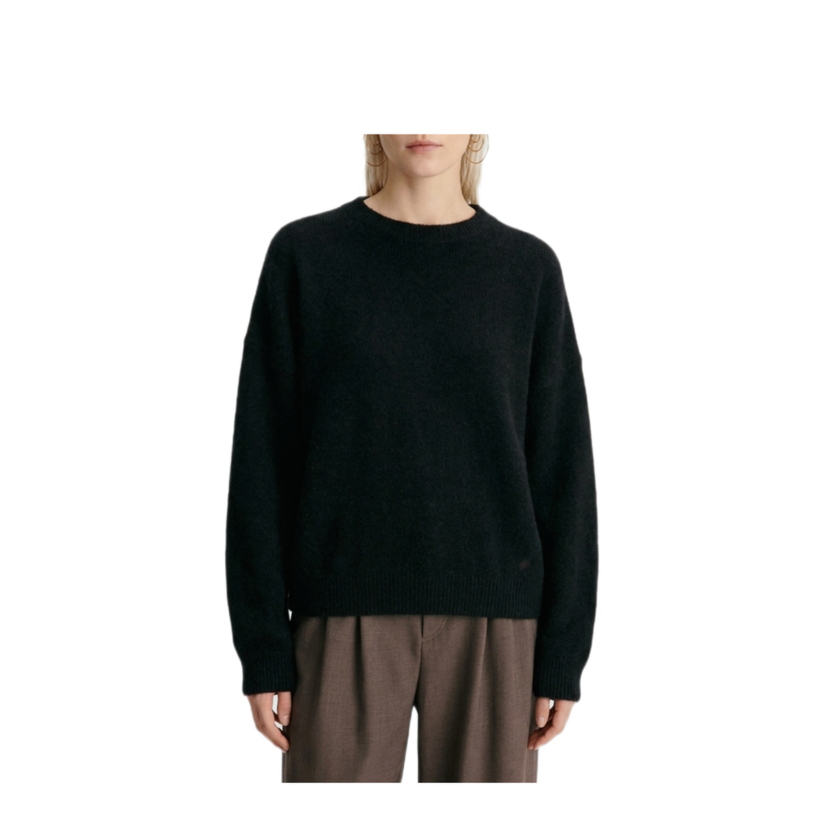 MAYFEYR - Loulou Studio - Black Tristan Sweater - TRISTANLDSBLACK