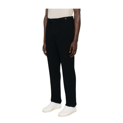 Navy Blue Wool Trousers