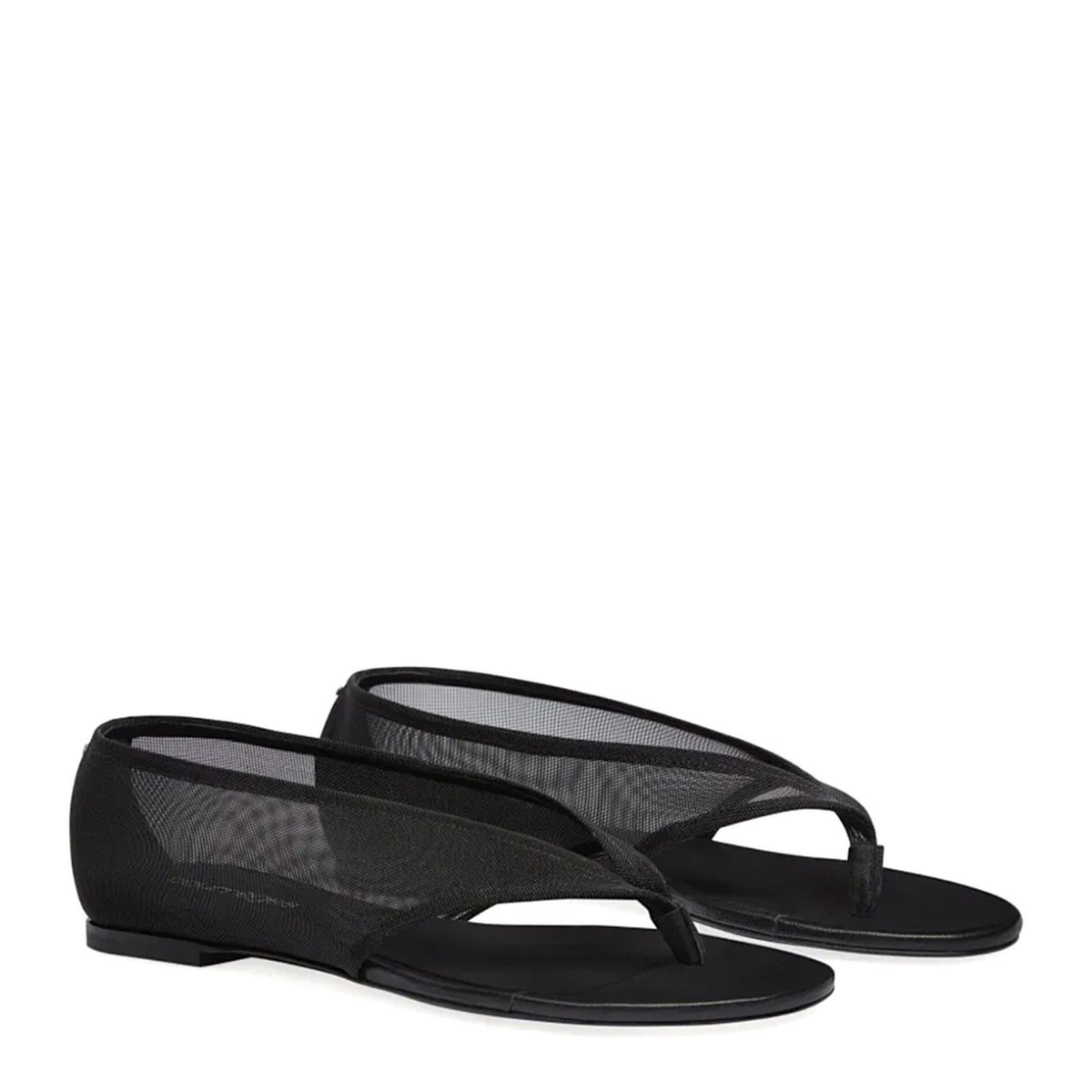 MAYFEYR - Courreges - Sandalo 40 Nero Pelle - 225SCS124PL012999999999