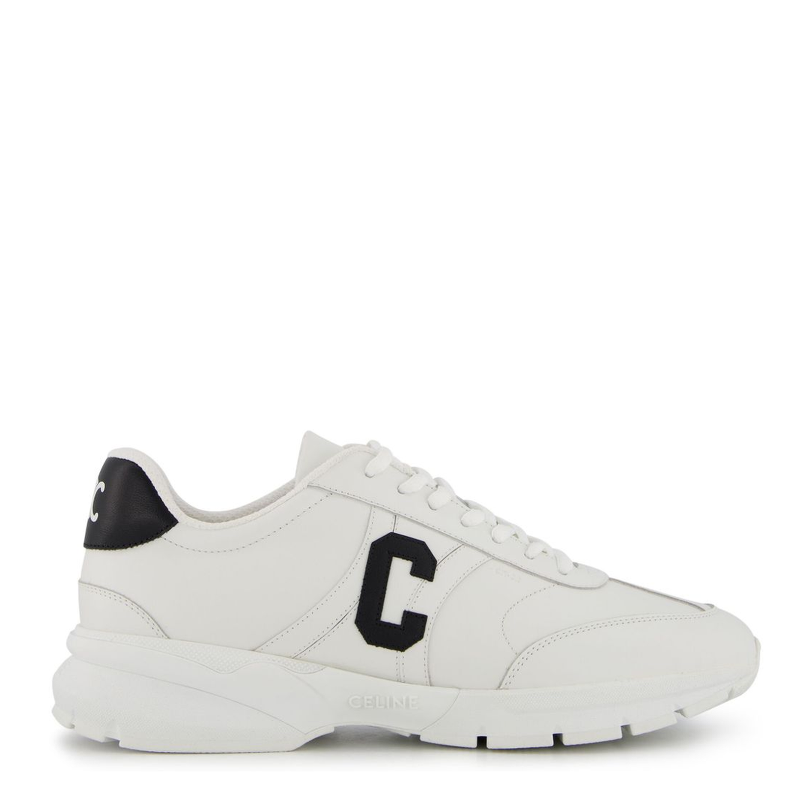 Runner CR-02 Low Lace-Up Sneaker in Calfskin