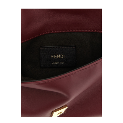 Baguette Pouch Leather Red