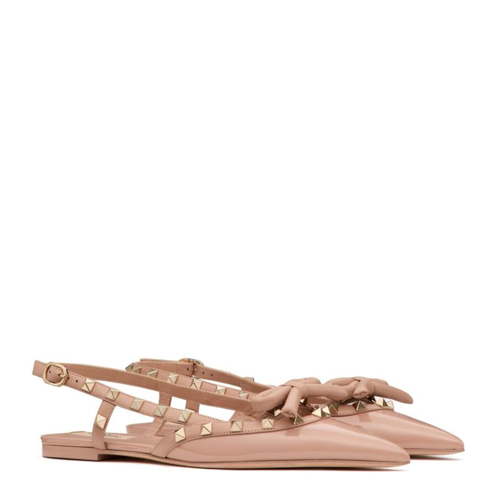 Slingback Rockstud Ballet Flat