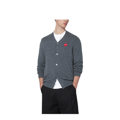 MAYFEYR - Comme Des Garcons - Grey Wool Cardigan - AXN008051WOGR