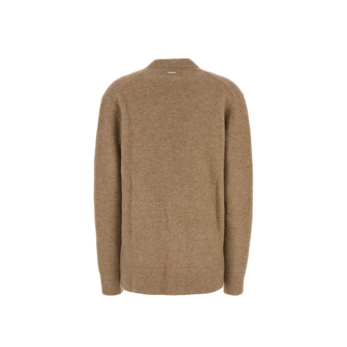 MAYFEYR - Ferragamo - Camel V Neck Cardigan - 112892777622NUDE