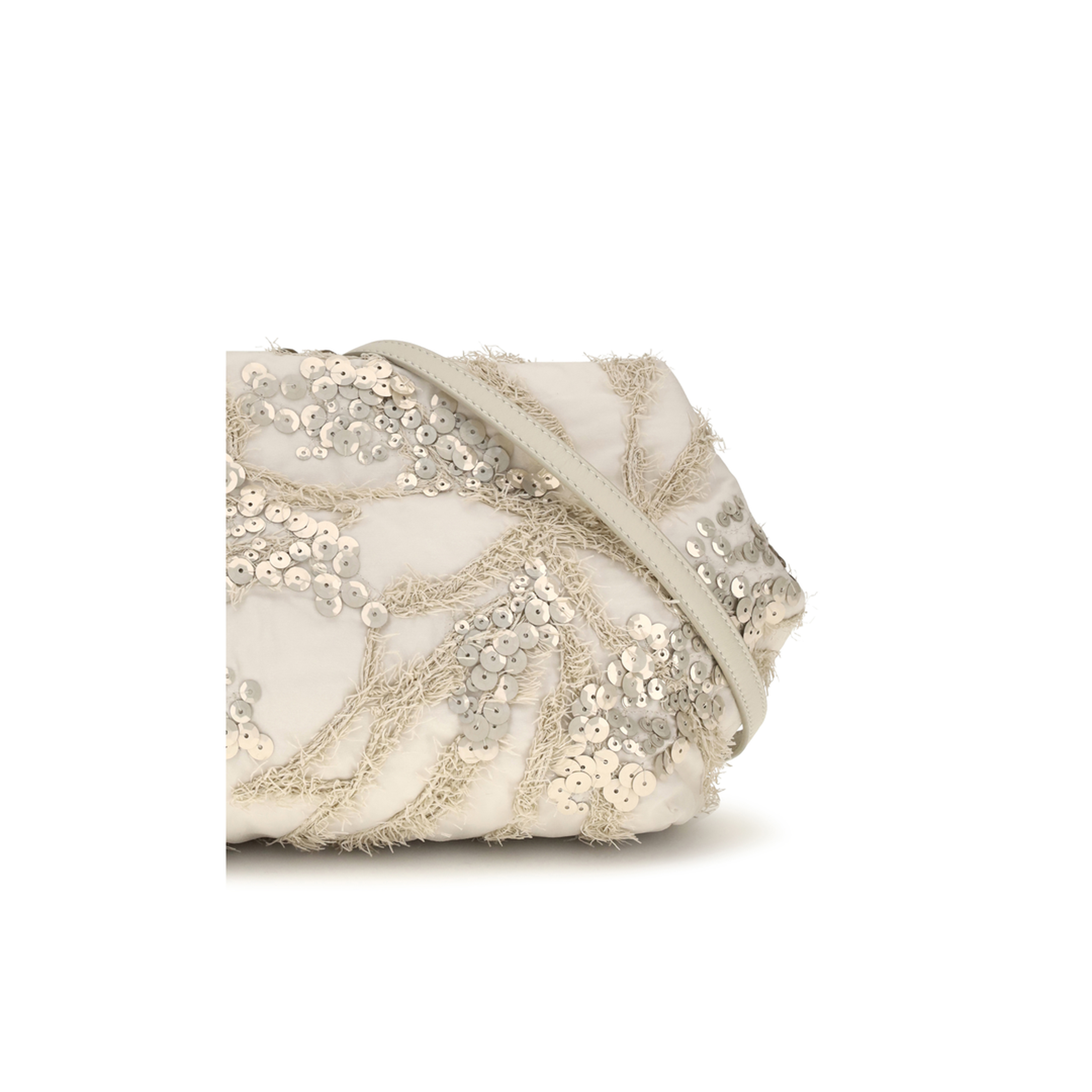 MAYFEYR - Brunello Cucinelli - Embroidered Silk Organza Clutch - MBQID2432