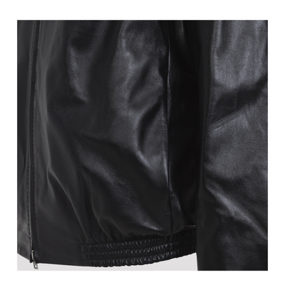 MAYFEYR - Acne Studios - Leather Bomber Jacket - B70168900
