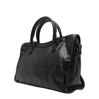 Le City Medium Calfskin Bag - Black