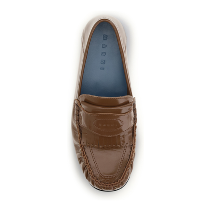 MAYFEYR - Marni - Leather Loafers With Tassels And Foldable Heel - MOMS006901P457400M15